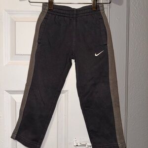 Kids Black Nike Track Pants